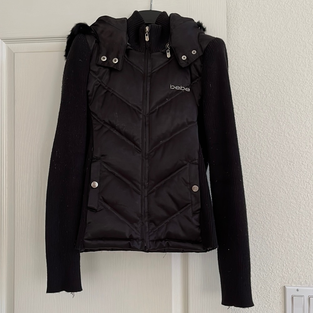 Bebe Puffer/Sweater jacket